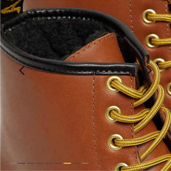 NEW Dr. Martens 1460 Waterproof Fleece Lined Lace-Up Boots Women’s 10, Men’s 9 - Picture 6 of 16